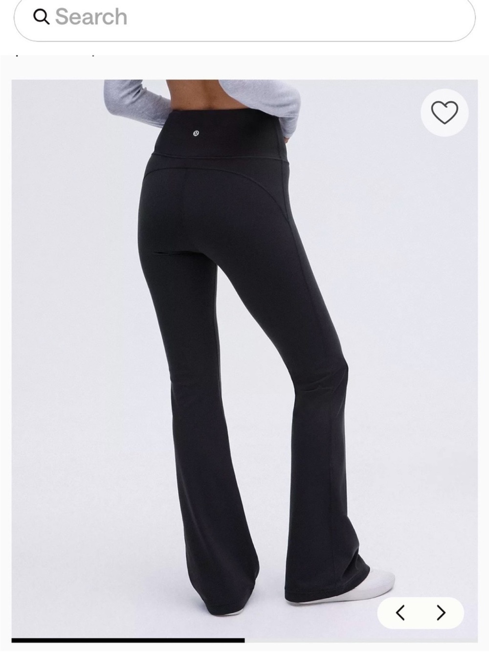 lululemon athletica Black High-Rise Flare Leggings